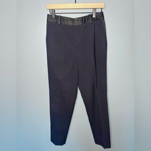 rag & bone Women’s Wool Navy and Black Trouser Pants | Size 6